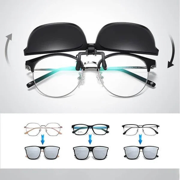 SunGuard | Transformez vos lunettes ordinaires en lunettes de soleil polarisées en une seconde