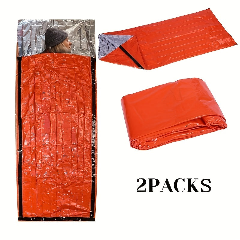 SurviveMate Sacs de Couchage d'Urgence - Isolation Imperméable pour le Camping