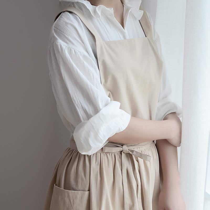 Tablier en coton imperméable avec poches pratiques – ChefMate