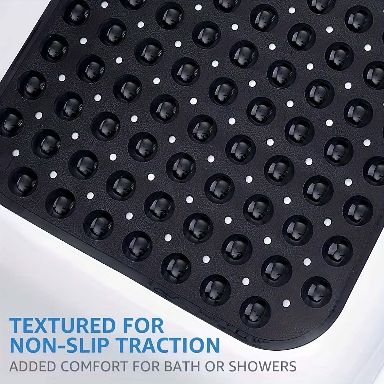 Tapis de bain antidérapant XL – Sûr et Confortable pour Douche ou Bain