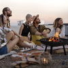 Bassin de Feu en Fonte – Idéal pour Barbecue, Camping et Éclairage de Jardin
