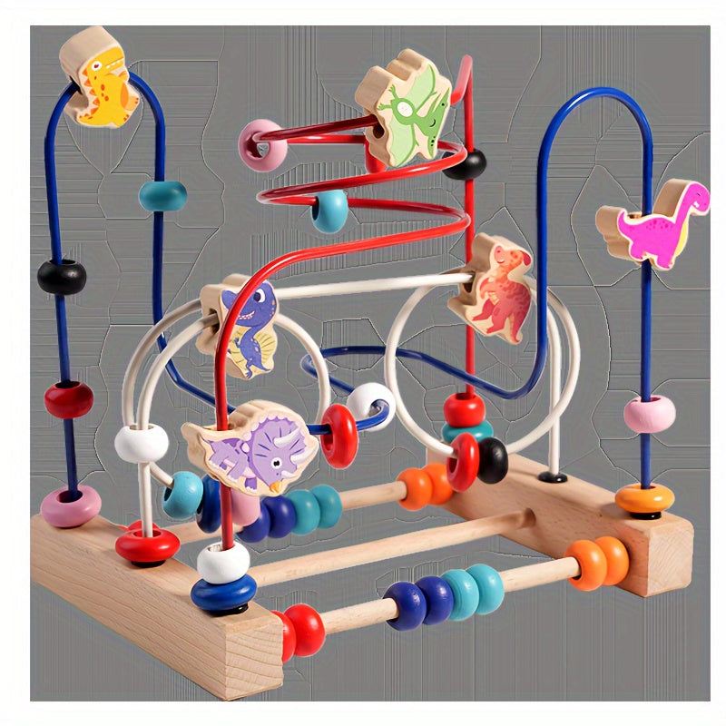 Boulier Éducatif en Bois - Pour la Motricité Fine