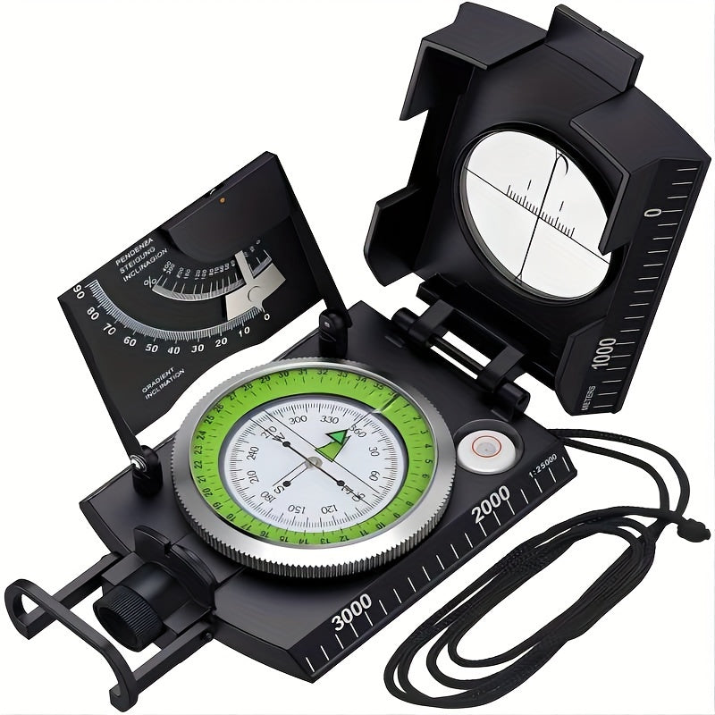Boussole Militaire TrekGuard – Étanche et Éclairée pour une Navigation Précise