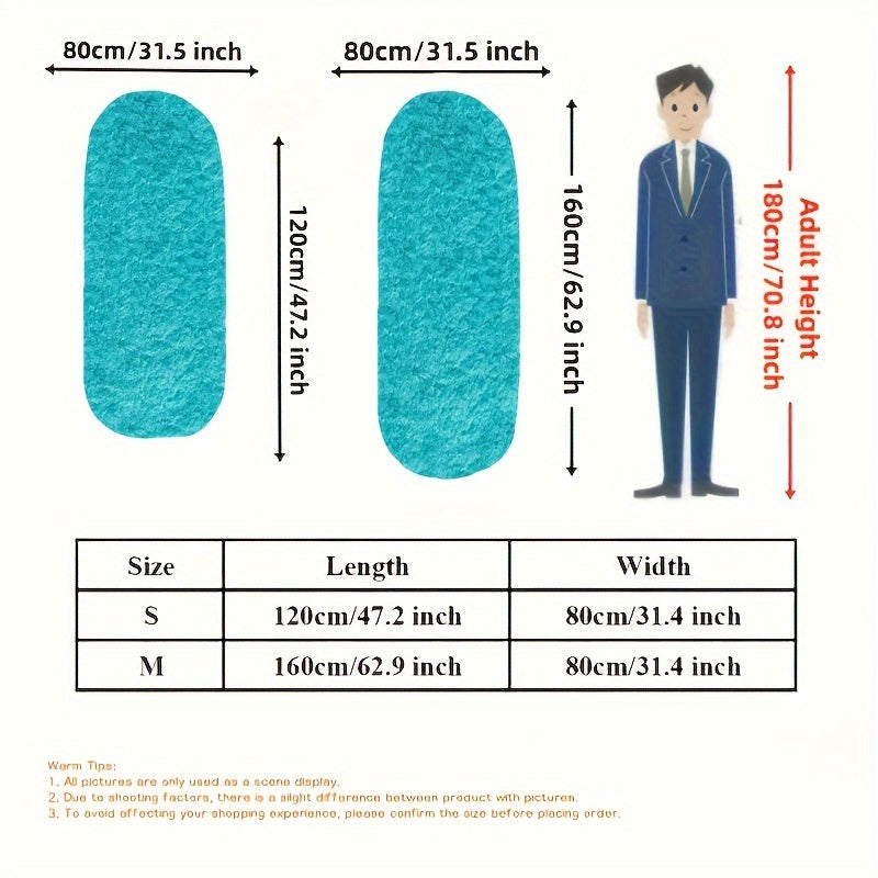 Tapis Ovale en Peluche – Tapis Doux et Élégant pour la Décoration de Chambre et de Salon