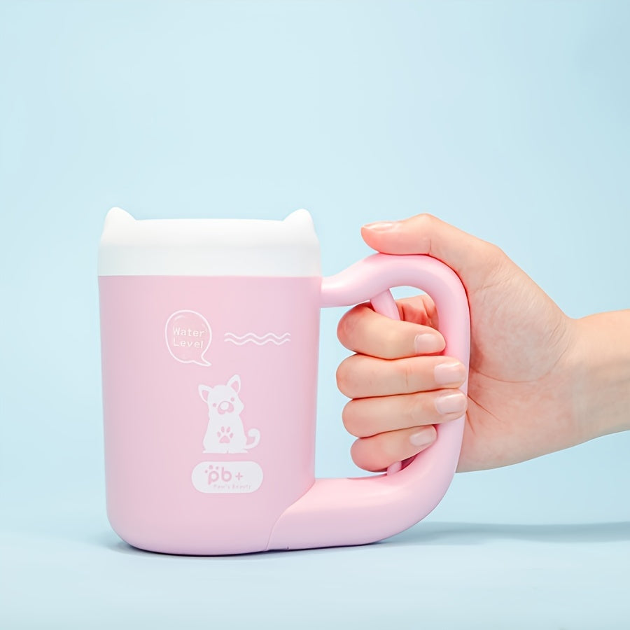 Tasse de Nettoyage pour Pattes en Silicone – Brosse Douce Portable pour Lavage des Pattes