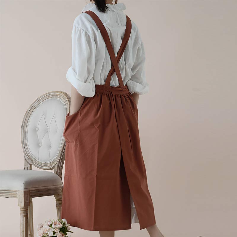 Tablier en coton imperméable avec poches pratiques – ChefMate
