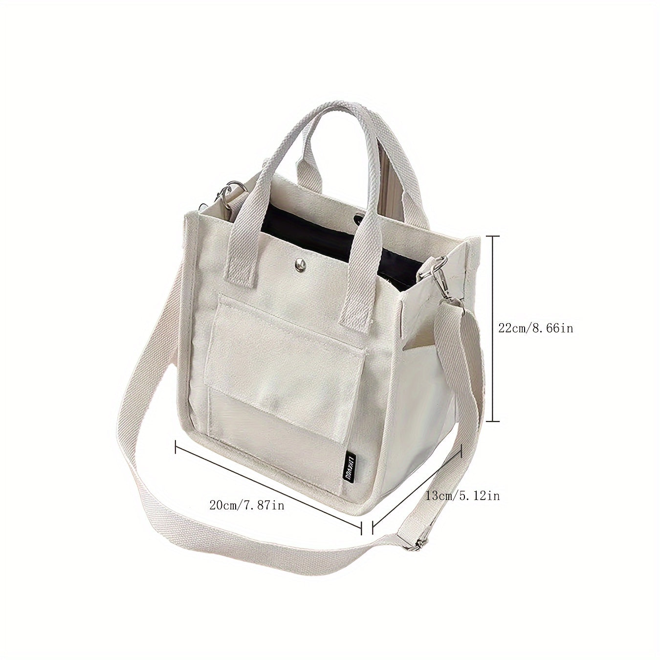 SmartCarry Sac à Bandoulière Portable – Fermeture Magnétique avec Plusieurs Poches