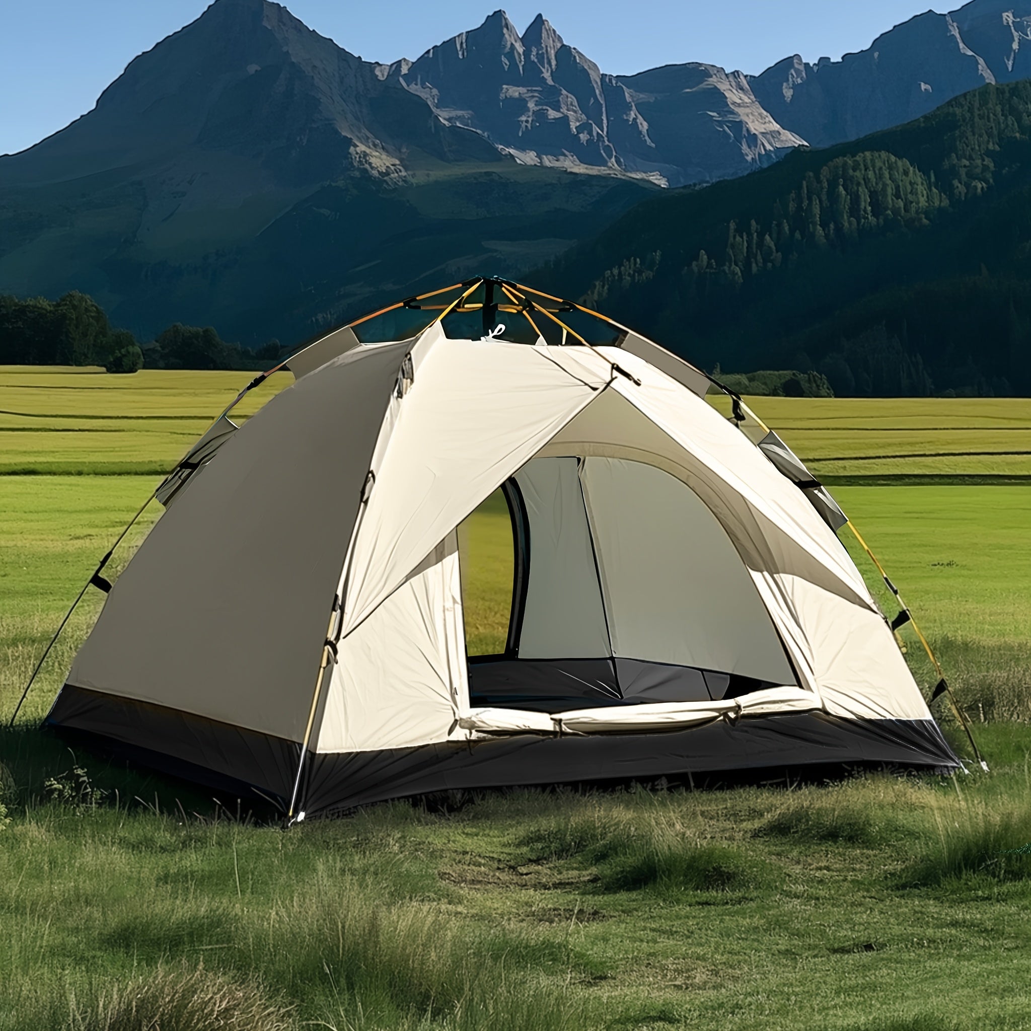 Tente de Camping Pliable Automatique – Confortable et Durable pour Aventures en Plein Air