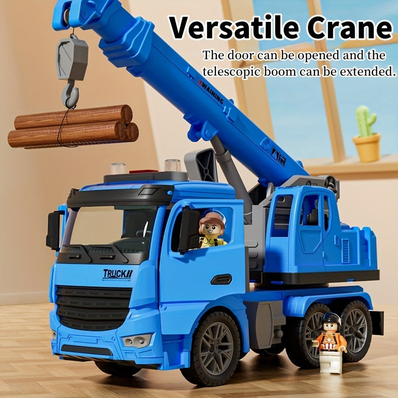 Camion Grue Puissant - Amusement avec Sons et Lumières