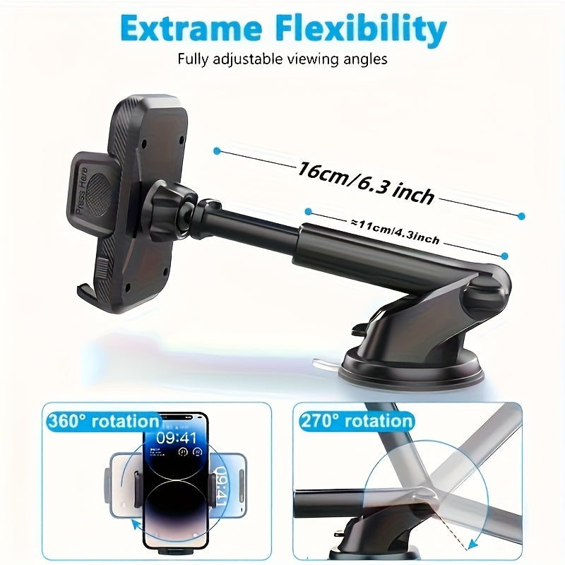 Support de Téléphone Multifonction pour Voiture – Flexible et Sûr