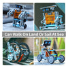 Solar Robo Builder - Jouet éducatif de construction 12-en-1 à énergie solaire