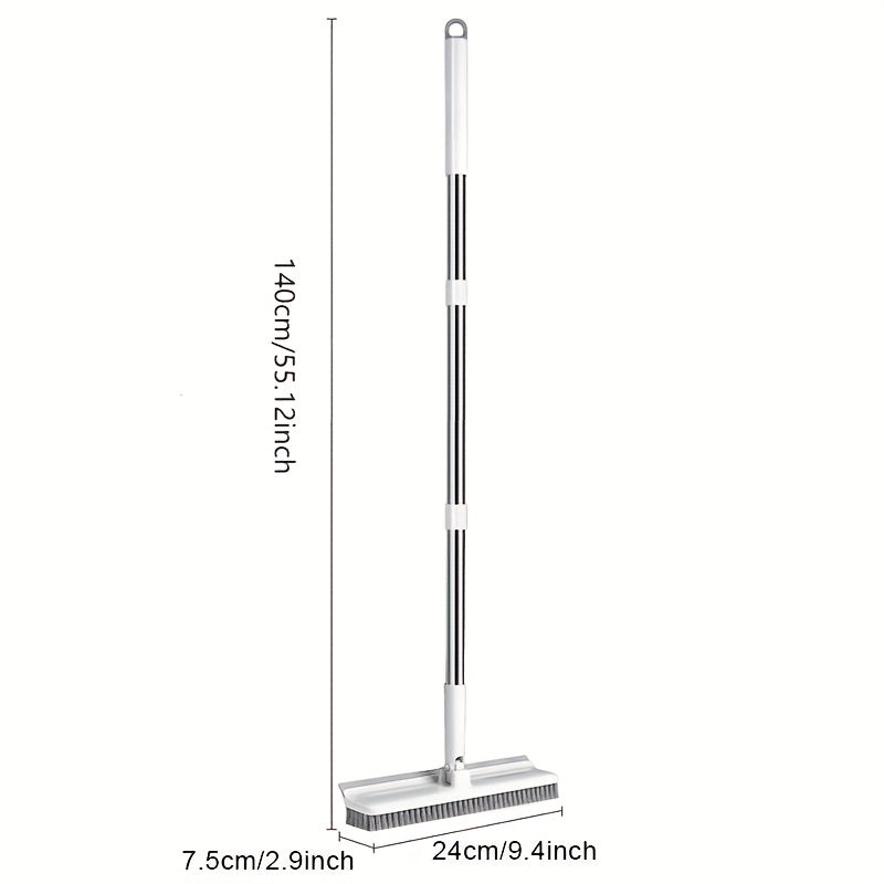 Brosse de Nettoyage Rotative avec Long Manche – Polyvalente et Puissante pour Sol, Mur et Fenêtre