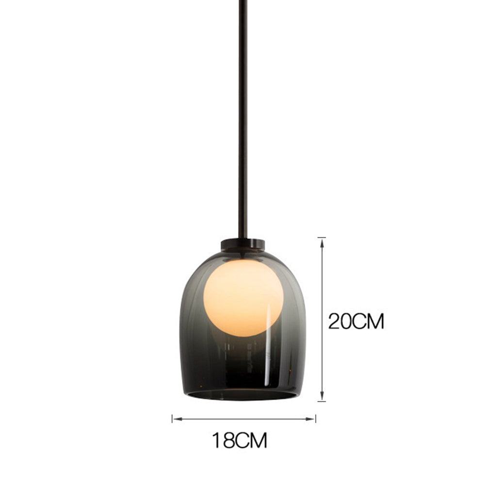 Suspension en Verre Moderne – Verre Fumé ou Transparent pour une Ambiance Élégante