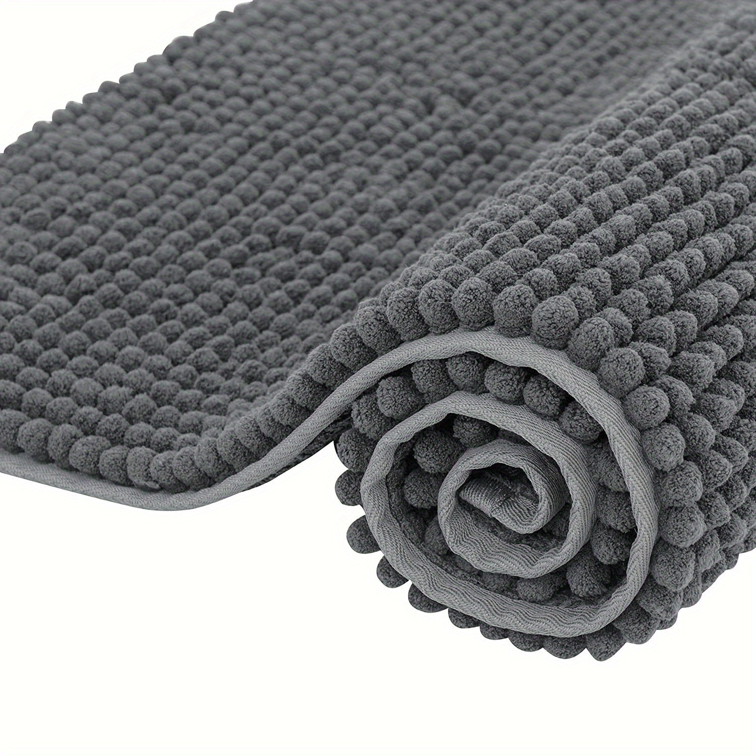 Tapis de Bain en Chenille Ultra-Doux – Parfait pour la Salle de Bain ou l'Entrée