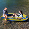 Bateau de Pêche Gonflable – Bateau en PVC Léger pour 2 Personnes avec Pagaies