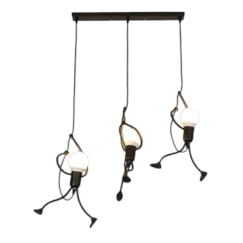 Suspension en Fer Retro Iron Man – Charme Vintage Ludique pour Intérieurs Uniques