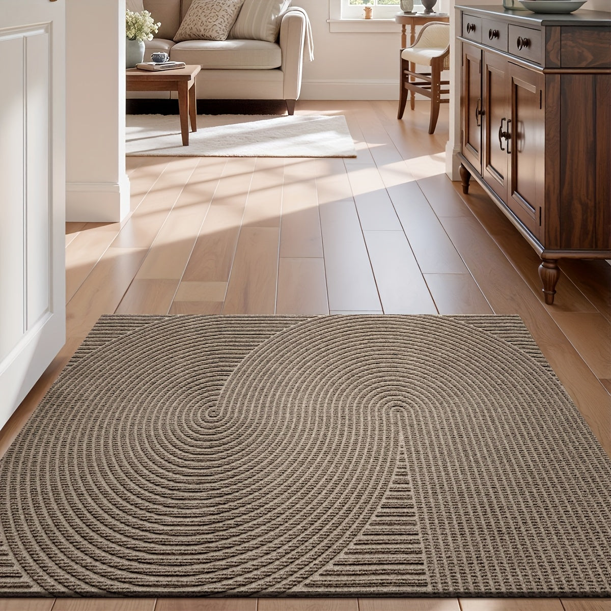 Tapis de Porte Géométrique Dajiang – Durable et Élégant