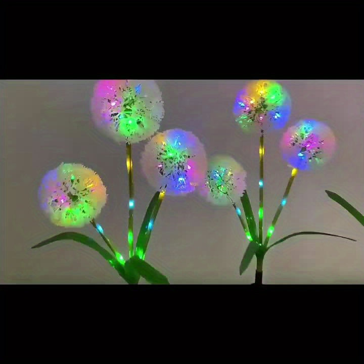 LuxeGlow Lumière de Jardin Solaire en Forme de Pissenlit à LED | Design élégant et résistant aux éclaboussures pour des paysages extérieurs enchanteurs et des présentations florales