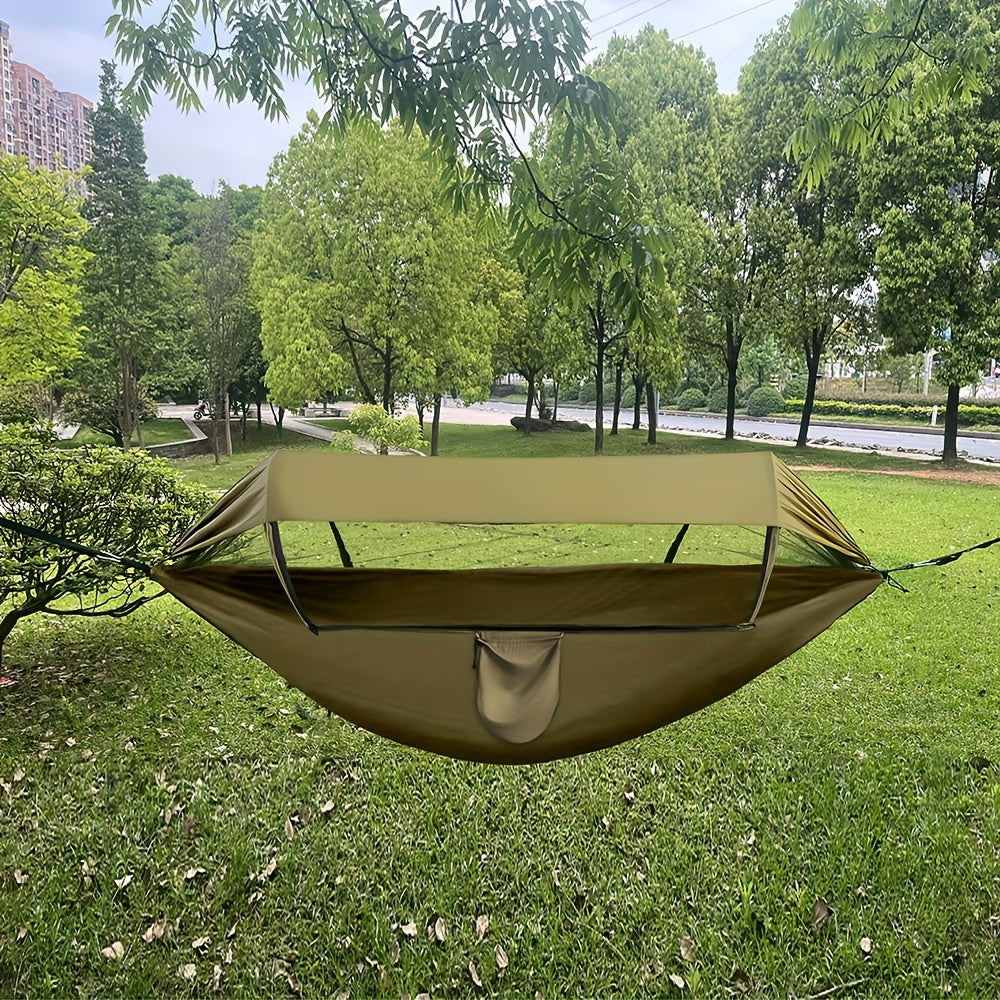 CampEase 3-en-1 Hamac – Protection et Confort pour les Aventures en Plein Air