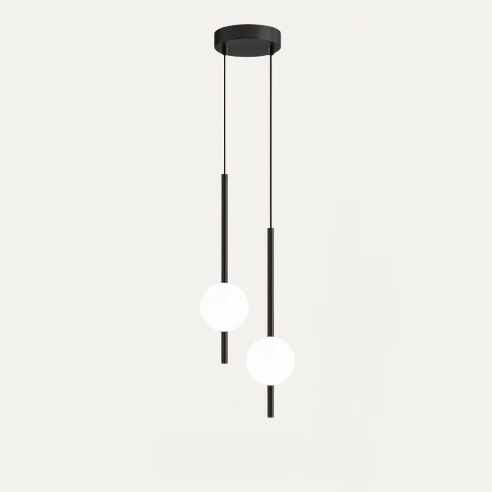 Suspension LED - Design Moderne avec Hauteur Ajustable - Idéal pour l'Éclairage de l'Îlot de Cuisine et de la Salle à Manger