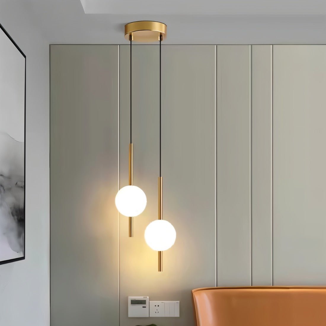 Suspension LED - Design Moderne avec Hauteur Ajustable - Idéal pour l'Éclairage de l'Îlot de Cuisine et de la Salle à Manger