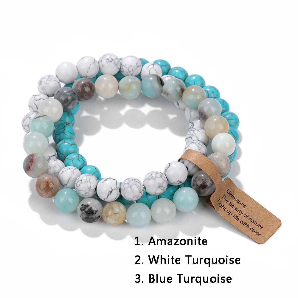 Trio de pierres naturelles Opal Élégance