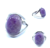Bague spirituelle en améthyste