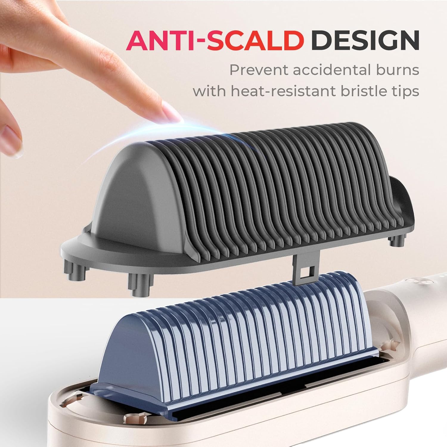 Brosse Coiffante – 5 Réglages de Chaleur, Chauffage Rapide
