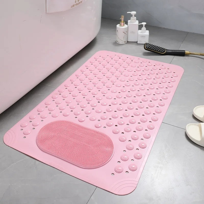Tapis de Douche Antidérapant | Gommage pour Pieds | Douche en Toute Sécurité