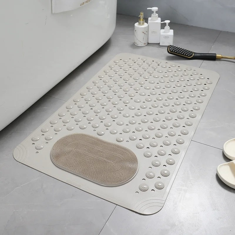 Tapis de Douche Antidérapant | Gommage pour Pieds | Douche en Toute Sécurité