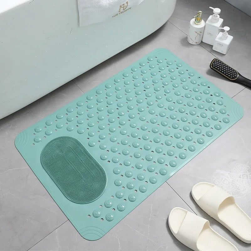 Tapis de Douche Antidérapant | Gommage pour Pieds | Douche en Toute Sécurité