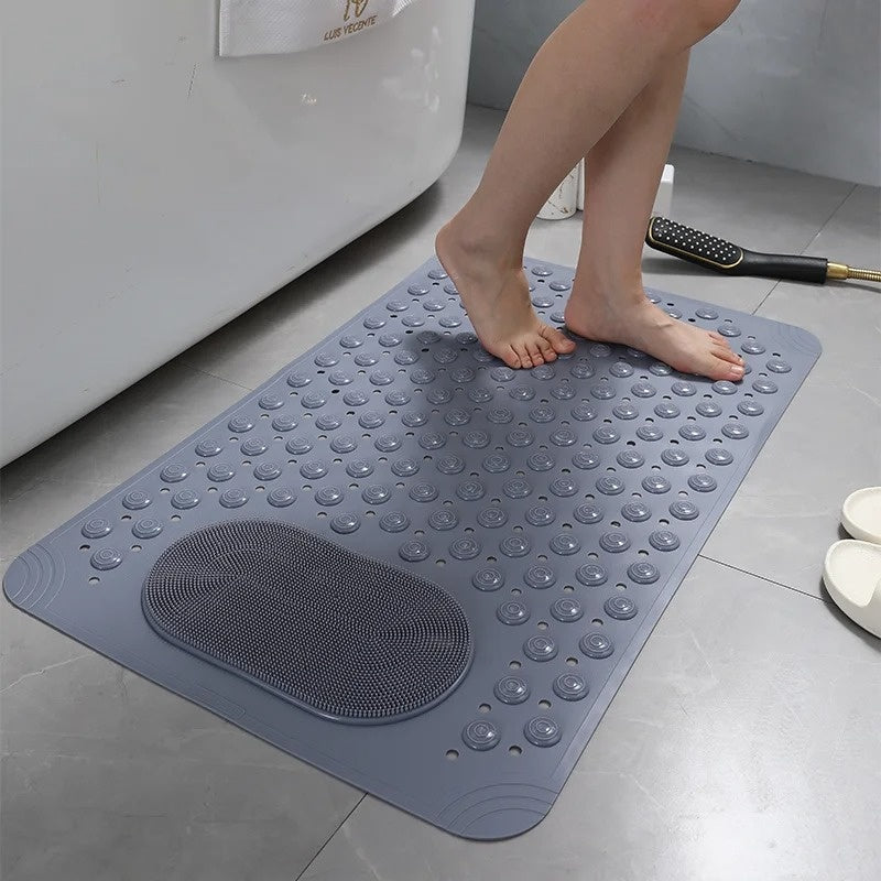 Tapis de Douche Antidérapant | Gommage pour Pieds | Douche en Toute Sécurité