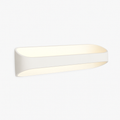 Applique design LED en aluminium blanc Sconce