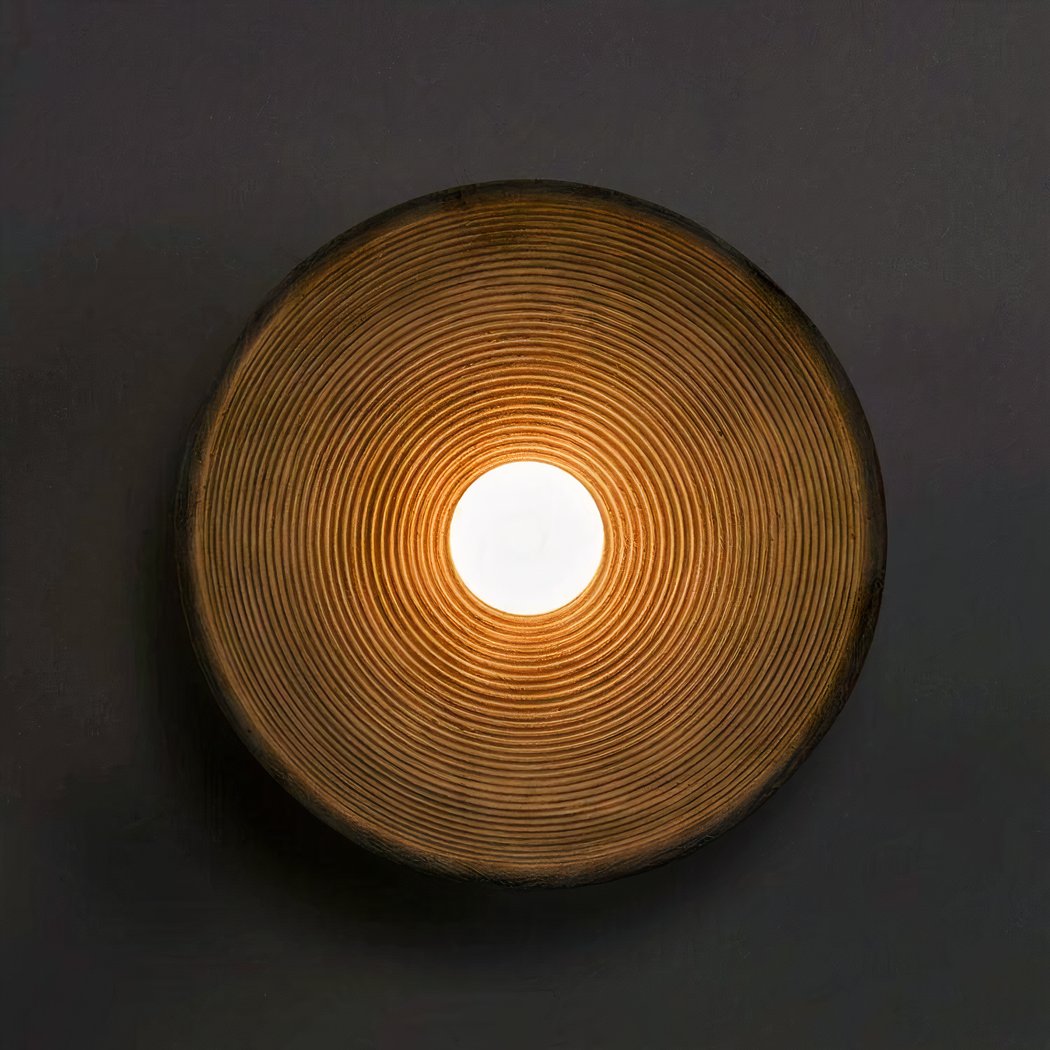 Applique Murale Ronde Scandi Retro – Lumière Ambiance pour Chaque Chambre