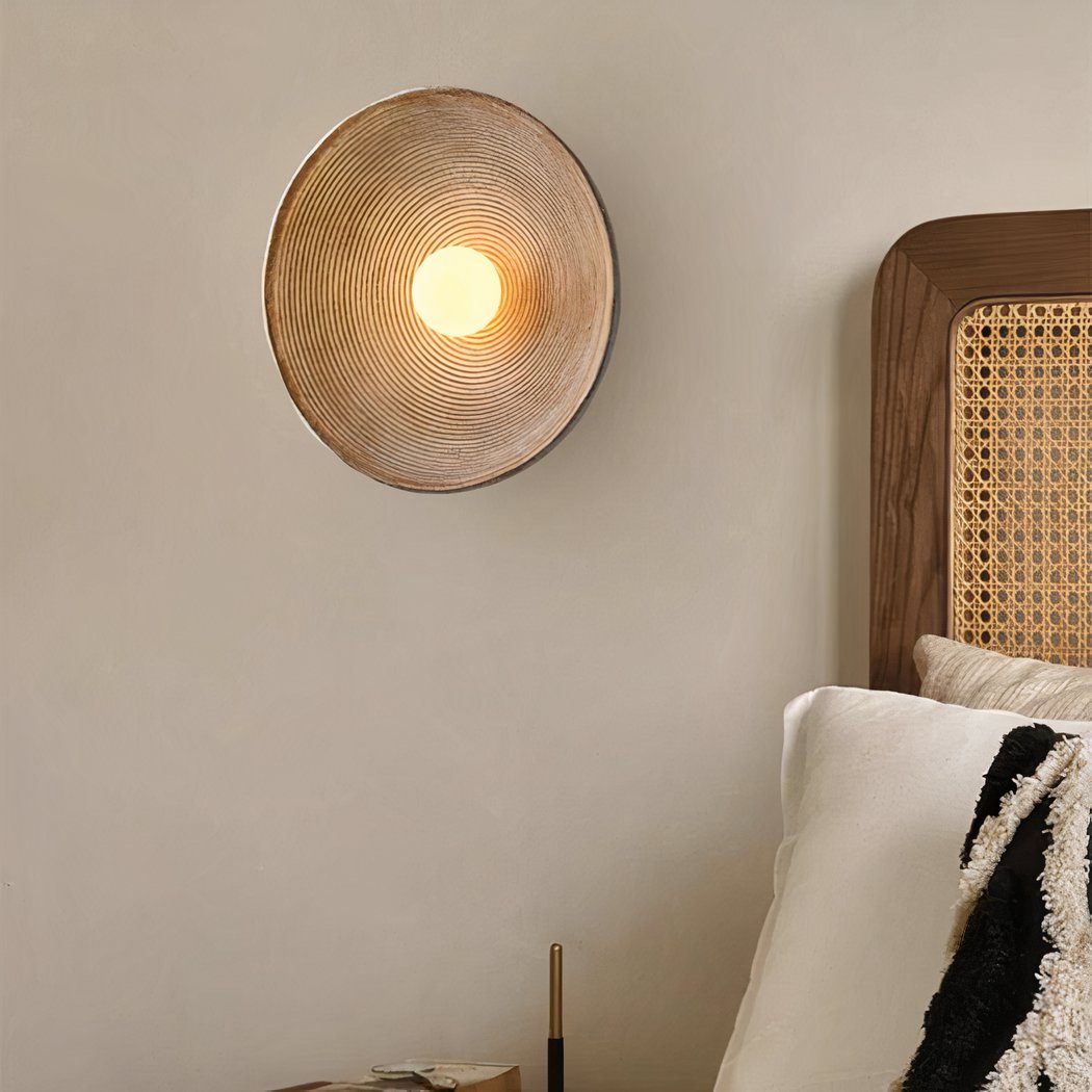 Applique Murale Ronde Scandi Retro – Lumière Ambiance pour Chaque Chambre