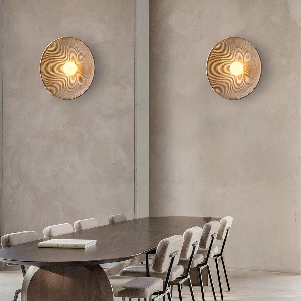 Applique Murale Ronde Scandi Retro – Lumière Ambiance pour Chaque Chambre