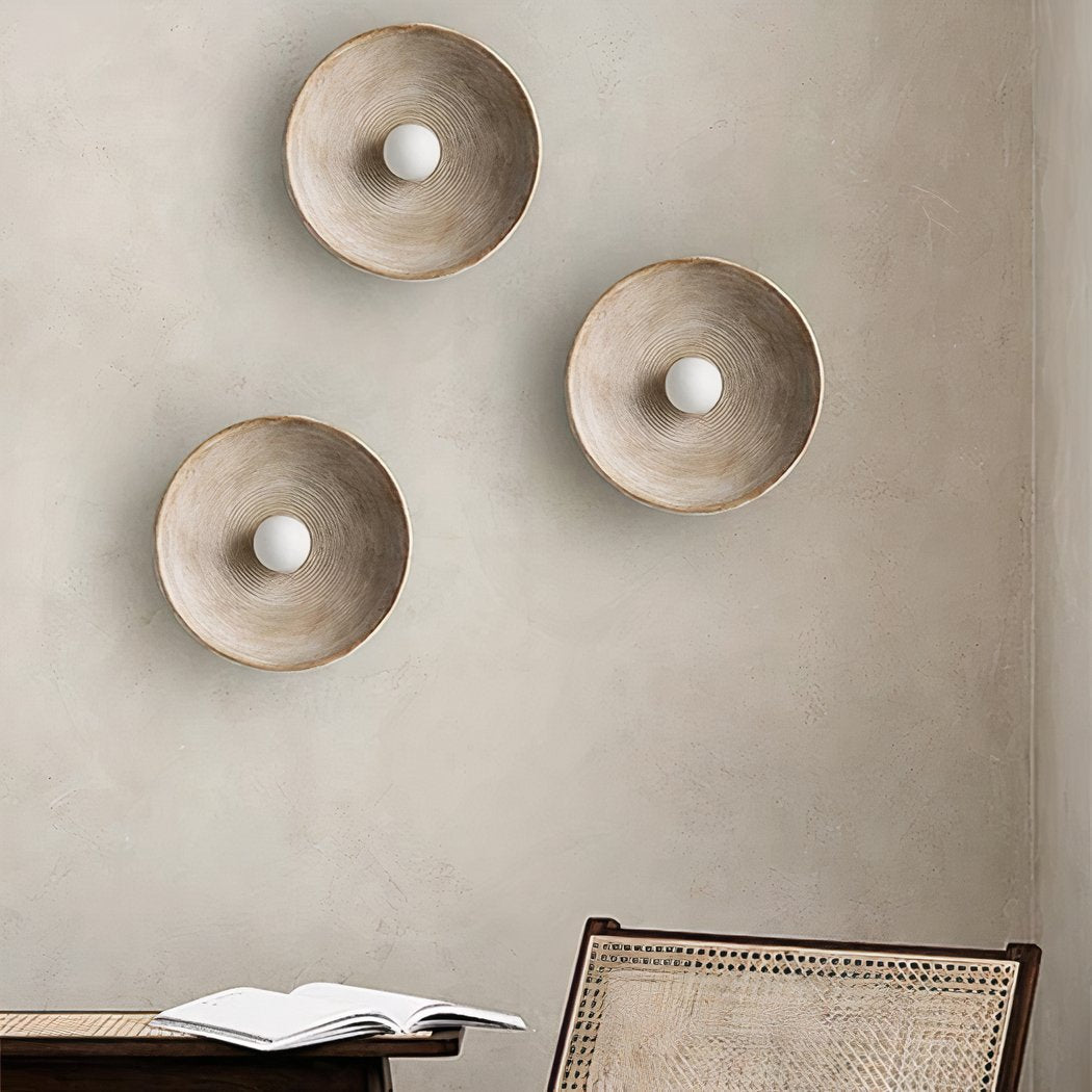 Applique Murale Ronde Scandi Retro – Lumière Ambiance pour Chaque Chambre