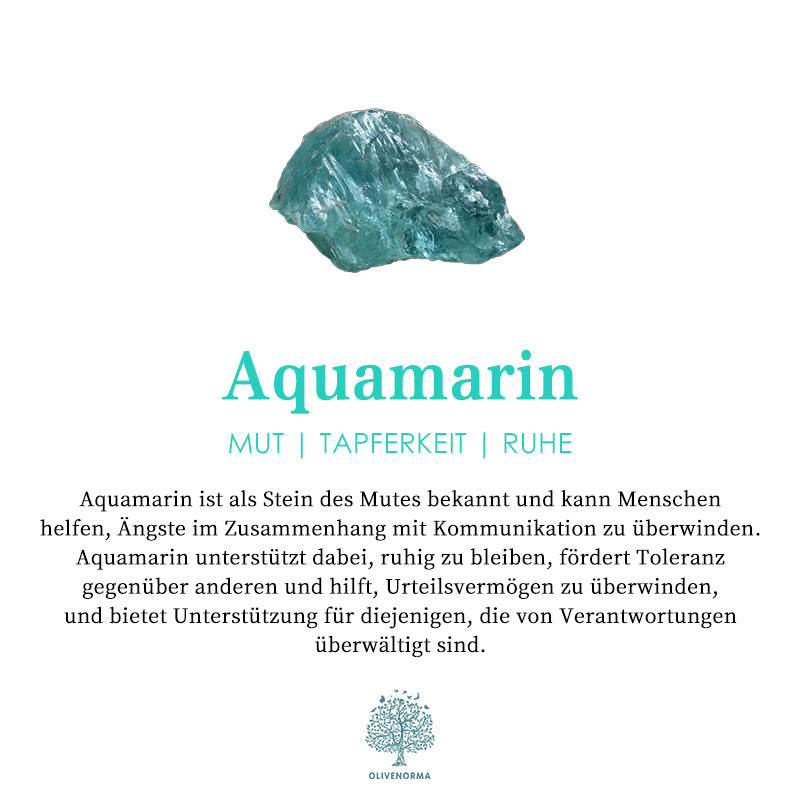 Bague Spinner en Aquamarine - Selene
