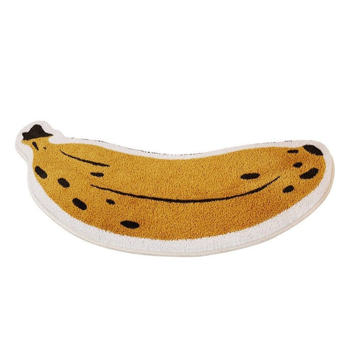 Tapis de Bain Antidérapant avec Design Banane ou Aubergine - ZestPad