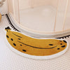 Tapis de Bain Antidérapant avec Design Banane ou Aubergine - ZestPad