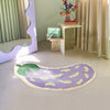 Tapis de bain antidérapant avec design de bananes ou d'aubergines - ZestPad