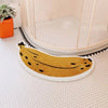 Tapis de Bain Antidérapant avec Design Banane ou Aubergine - ZestPad
