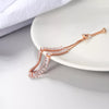 Bracelet ajustable en or rose