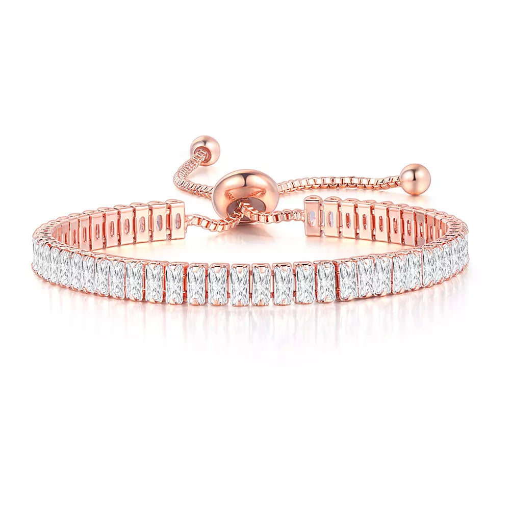 Bracelet ajustable en or rose