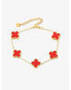 BRACELET À QUINTE FEUILLES DE TRÈFLE