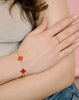 BRACELET À QUINTE FEUILLES DE TRÈFLE