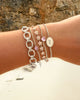 Bracelet en pierre de naissance en forme de cœur