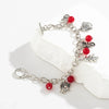 Bracelet en argent charmant de Noël