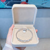 Bracelet avec perles porte-bonheur en argent