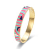 Bracelet géode charme doré
